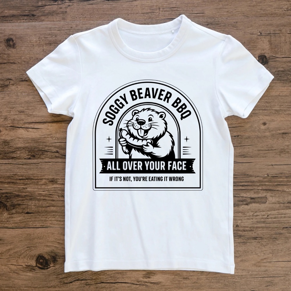 Soggy Beaver BBQ Handmade Tee